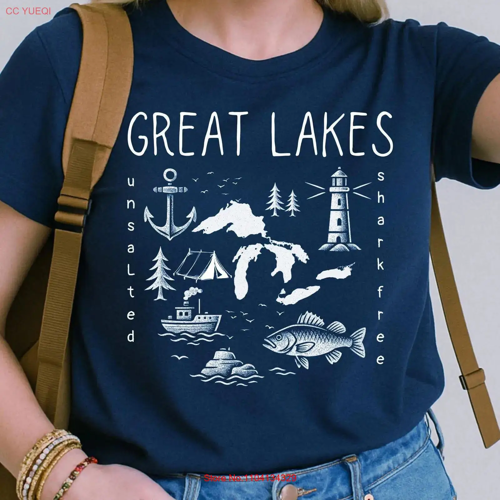 Outdoor Adventure Wear - 그레이트 레이크스 어드벤처 티셔츠 자연 애호가를