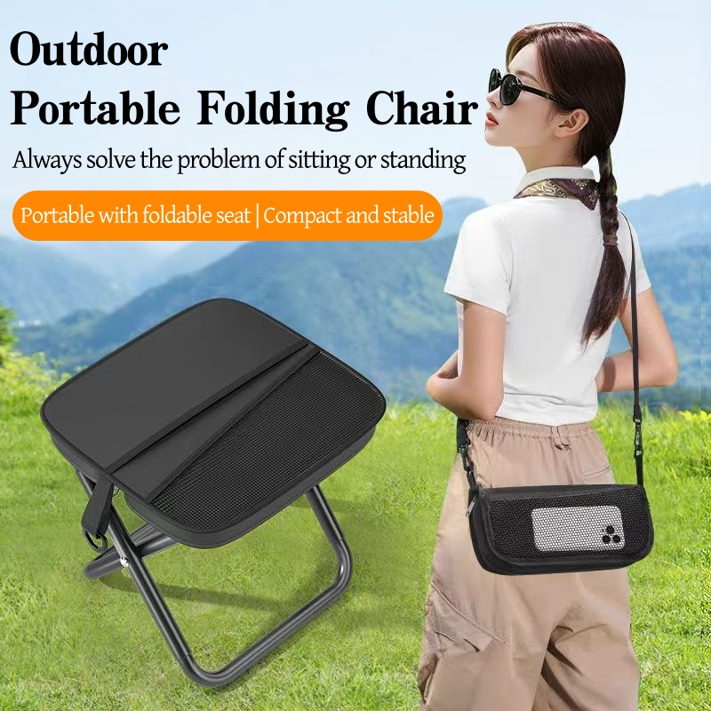 Outdoor Adventure With No Backpack - 7V 휴대용 접이식 배낭 의자 경량