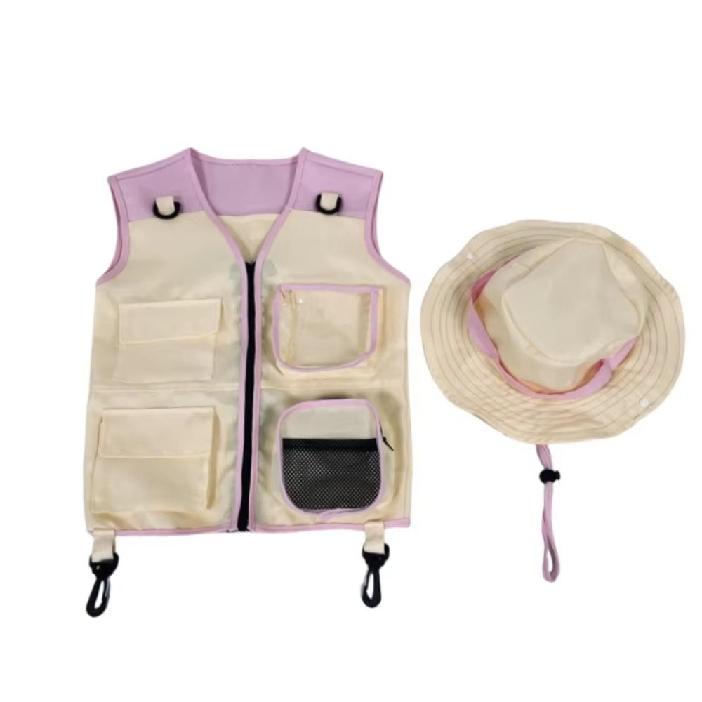 Outdoor Adventure Kit - 여름 의류 어린이 탐험가 조끼 모자