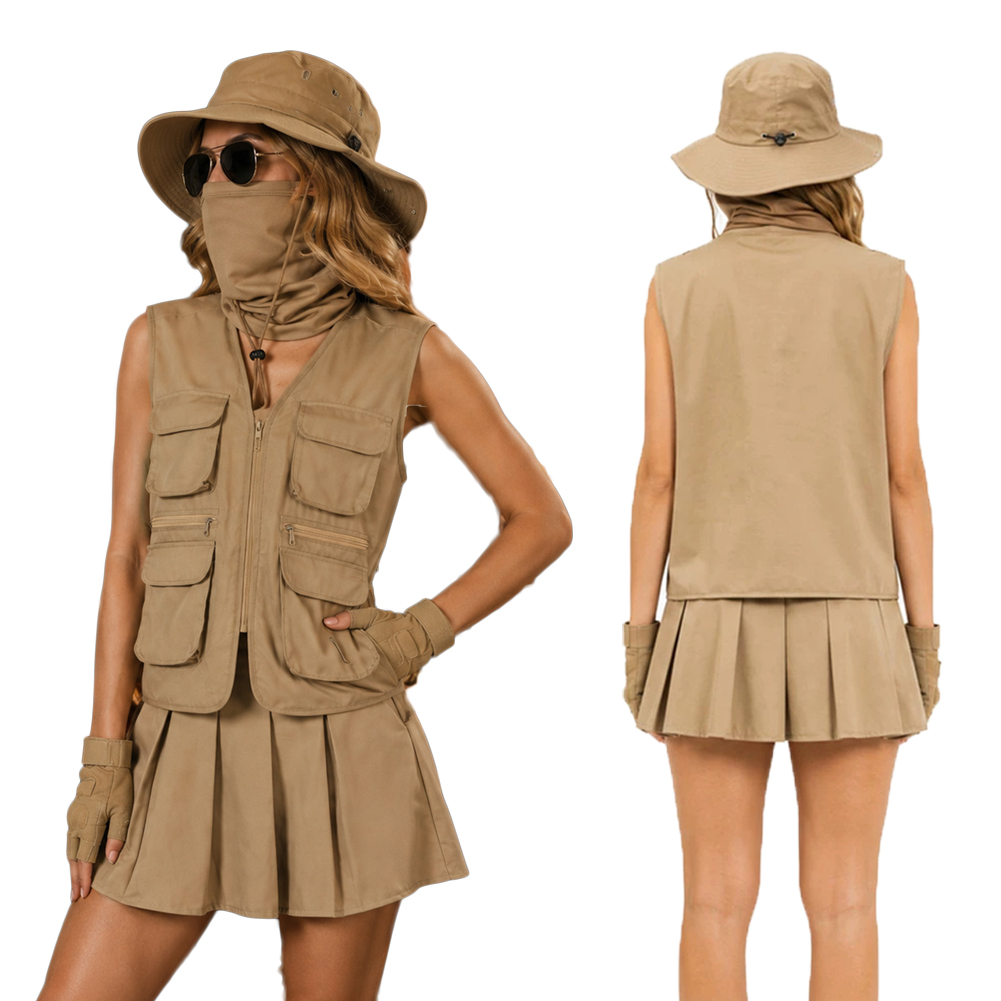 Outdoor Adventure Outfit - 야외 탐험가 의류 모자 액세서리 하이킹