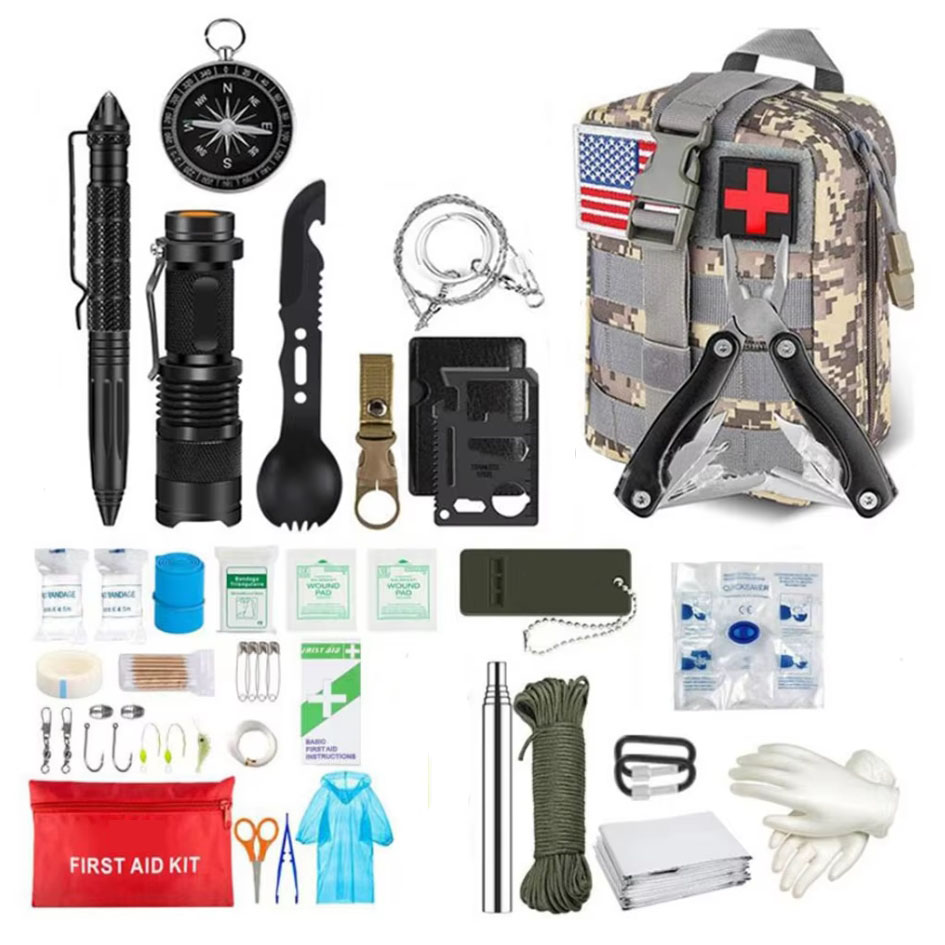 생존 응급 처치 키트 생존 풀 세트 Molle 야외 장 - Outdoor Adventure Kit 리뷰 및 가격