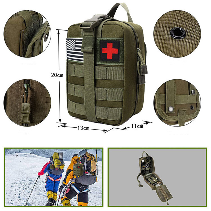 생존 응급 처치 키트 생존 풀 세트 Molle 야외 장 - Outdoor Adventure Kit 리뷰 및 가격