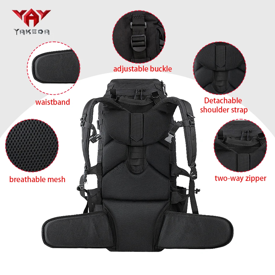 야케다 70L 대용량 아웃도어 배낭 어드벤처 장비 수납 - Adventure Outdoor Equipment 리뷰 및 가격