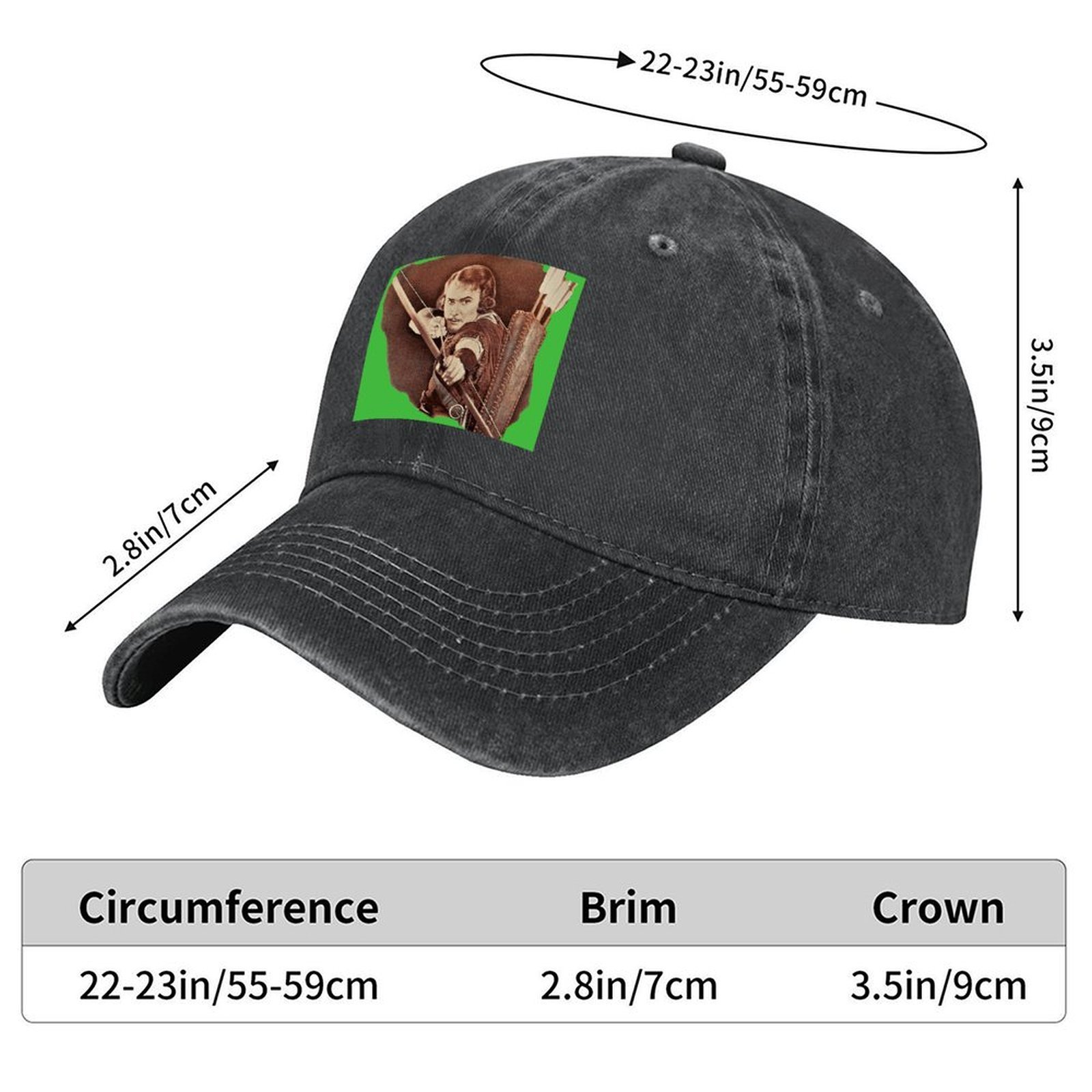 클래식 히어로 에롤 플린 로빈 후드의 모험 야구 모자  - Outdoor Adventure Brand 리뷰 및 가격