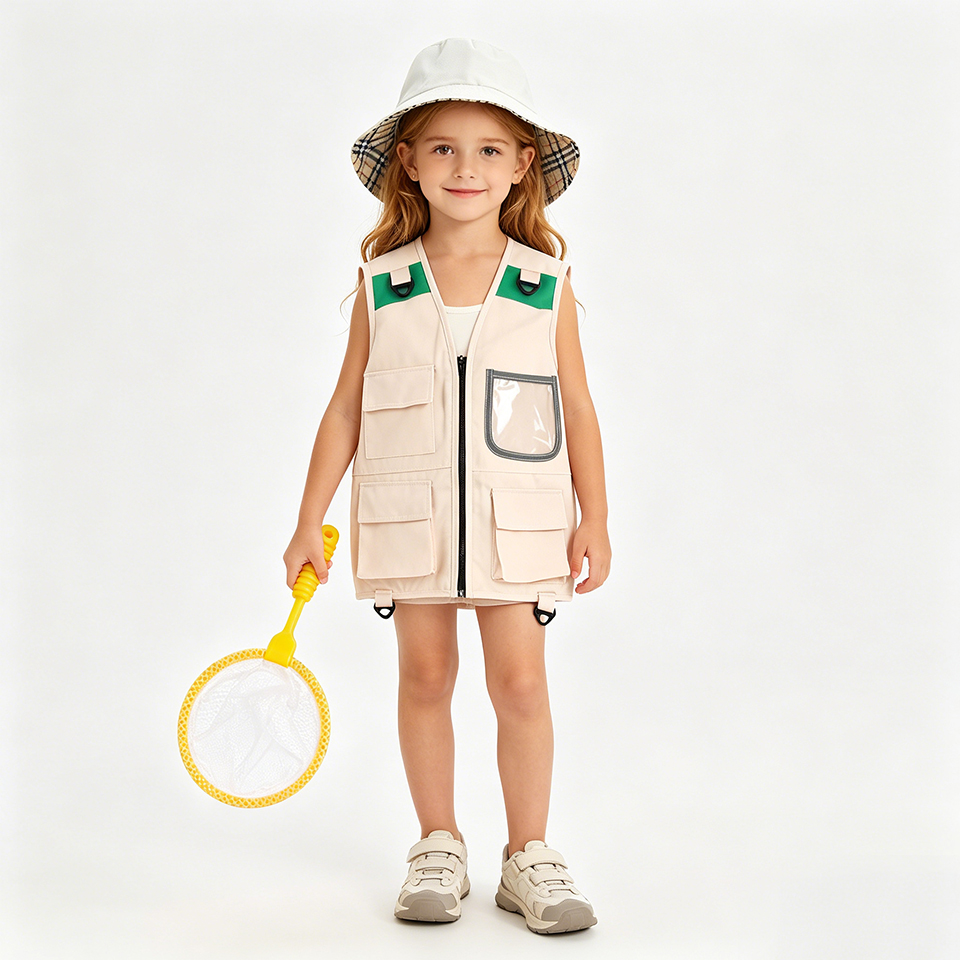 익스플로러 어드벤처 키트 야외 조끼 및 모자 아동복 자 - Outdoor Adventure Activities For Kids 리뷰 및 가격