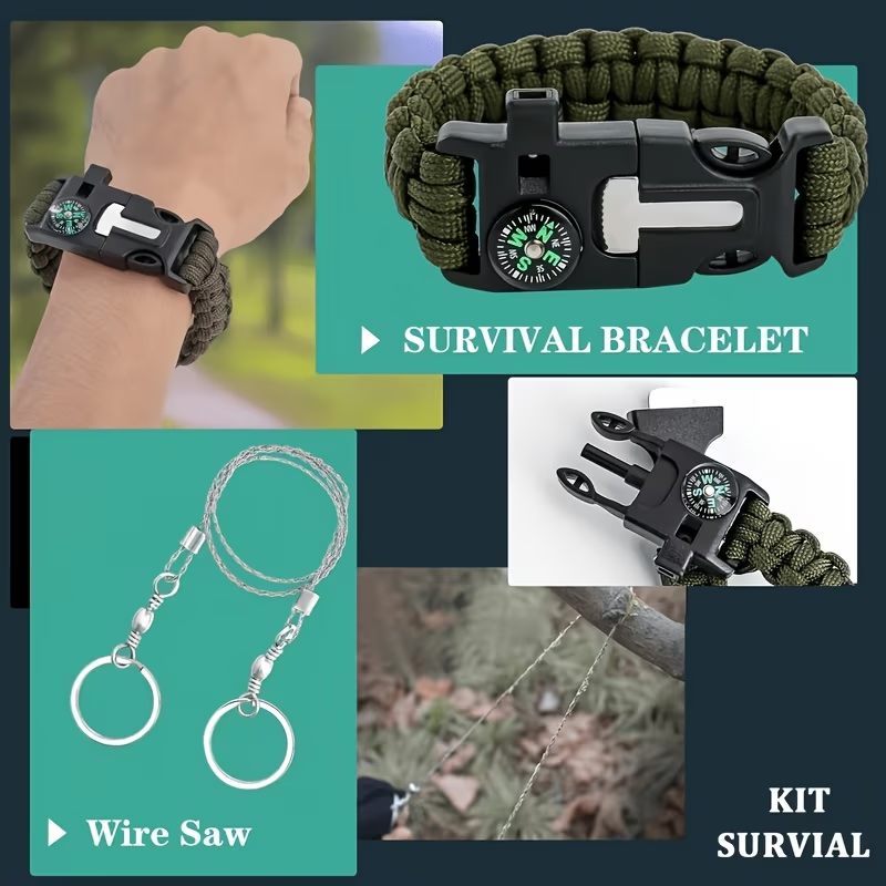 242종 생존 키트 - 야외 모험 여행 캠핑 스포츠 사 - Outdoor Adventure Kit 리뷰 및 가격