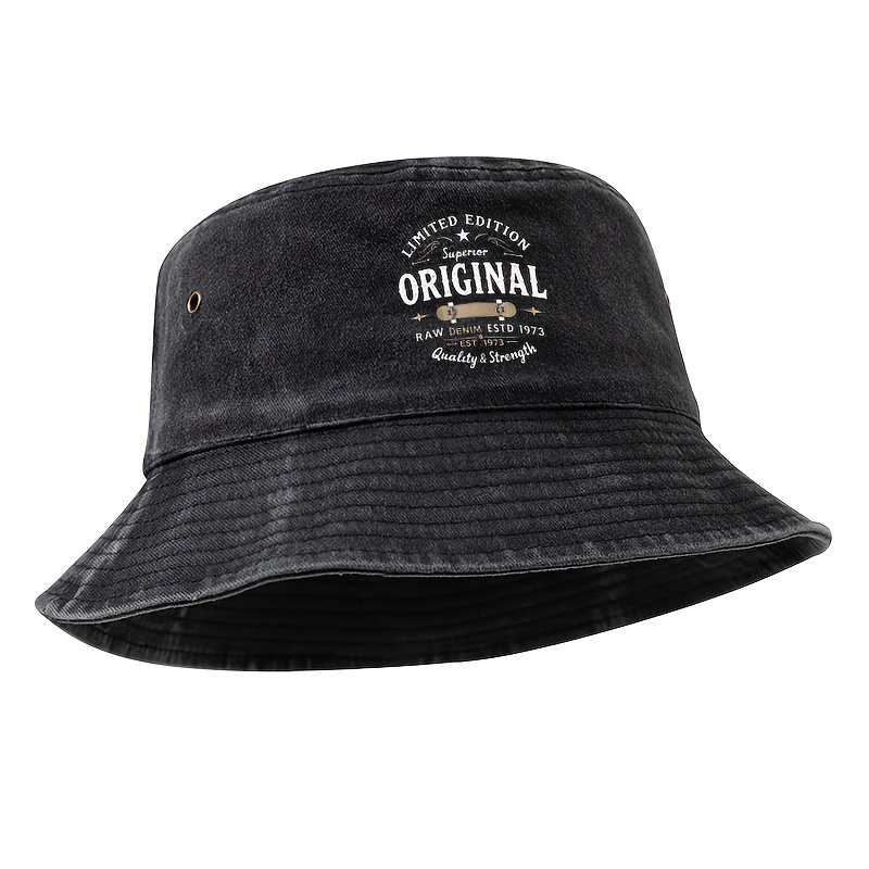 트렌디한 유니섹스 버킷햇, 프린트된 글자, 특수 소재로 - Outdoor Adventure Brand 리뷰 및 가격