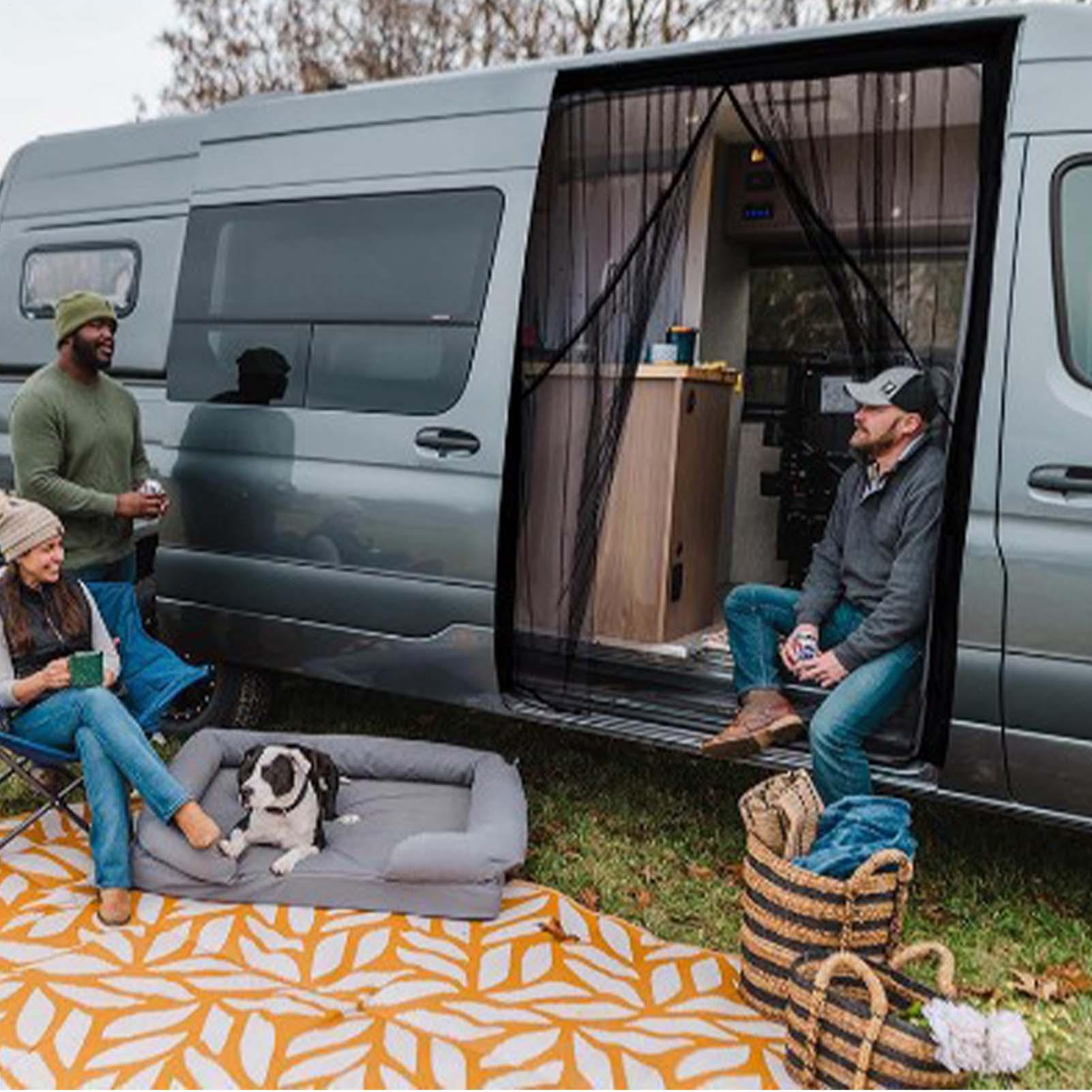 밴 도어 스크린 자외선 차단 네트 차량 액세서리 RV  - Outdoor Adventure Rv 리뷰 및 가격