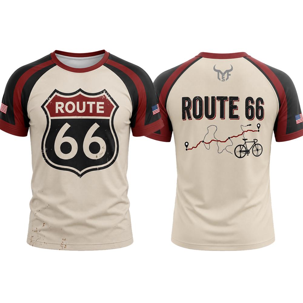 루트 66 빈티지 로드 트립 티셔츠 남녀 레트로 사이클 - Outdoor Adventure Wear 리뷰 및 가격