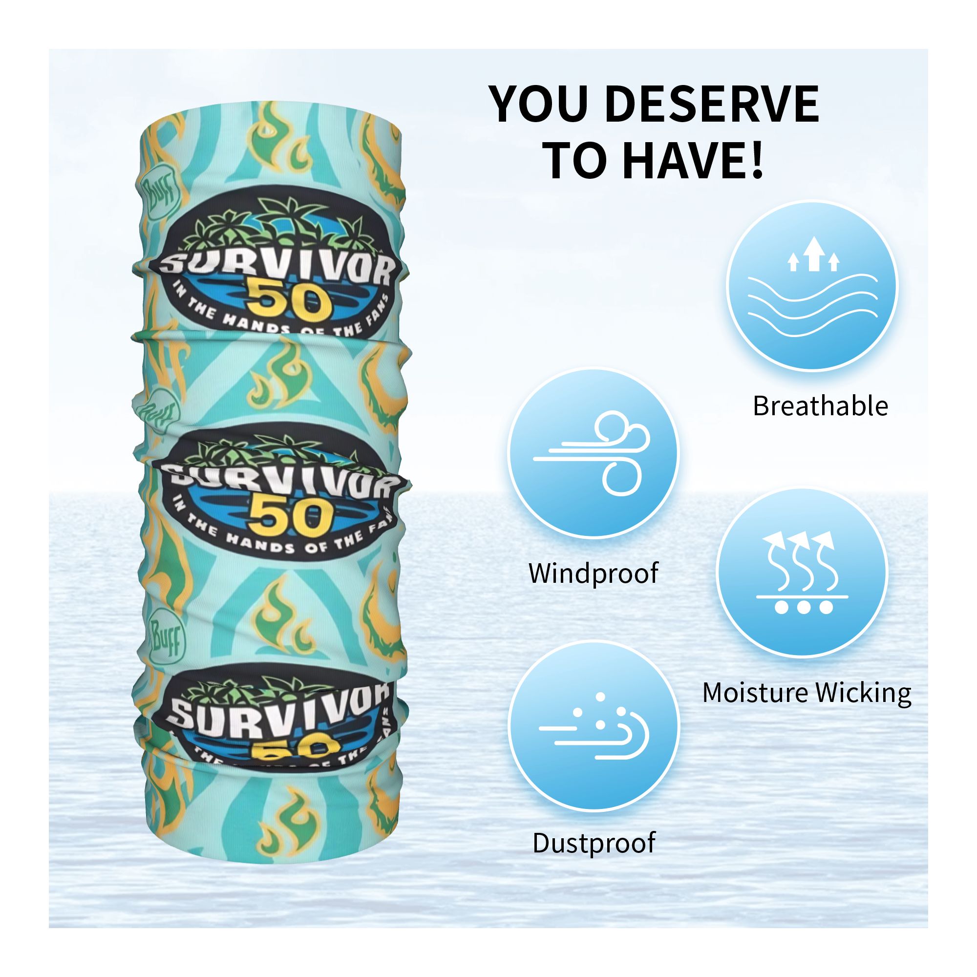 S-Survivors 50 어드벤처 게임 반다나 넥 게 - Outdoor Adventure Show 리뷰 및 가격