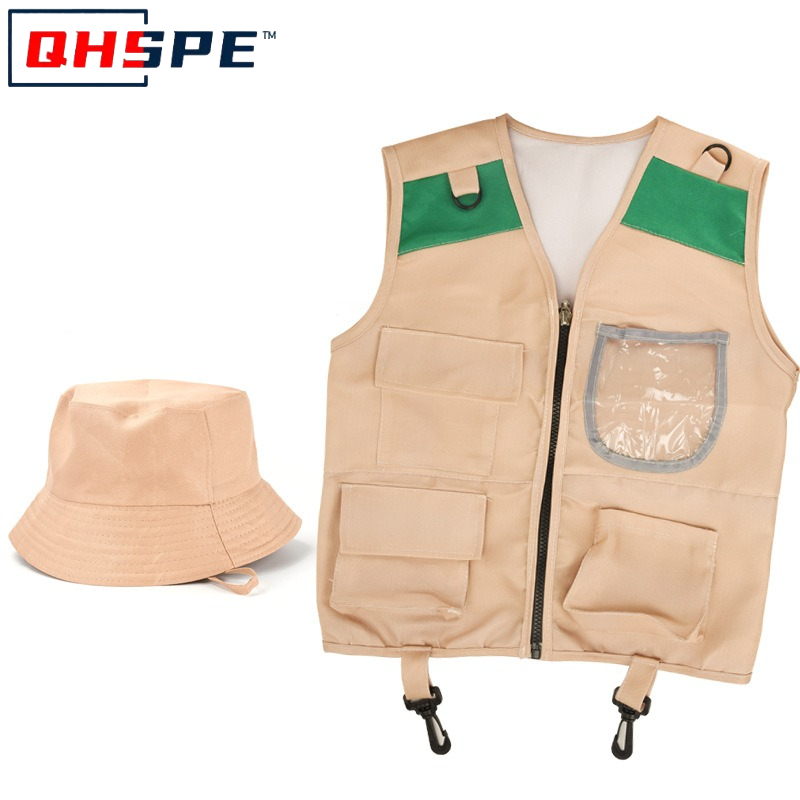 어린이 탐험가 조끼 및 모자 의상 사파리 카고 조끼 소 - Outdoor Adventure Activities For Kids 리뷰 및 가격