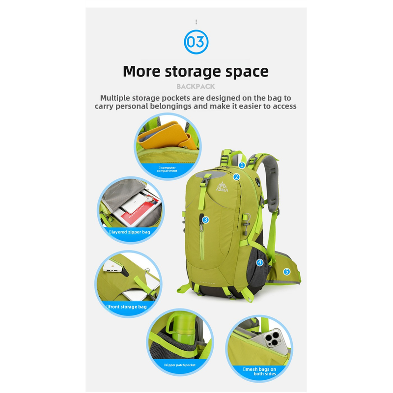 아젤라 36-55L 하이킹 배낭 대용량 경량 아웃도어  - Outdoor Adventure With No Backpack 리뷰 및 가격