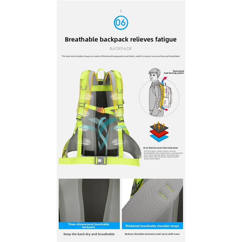 아젤라 36-55L 하이킹 배낭 대용량 경량 아웃도어  - Outdoor Adventure With No Backpack 리뷰 및 가격